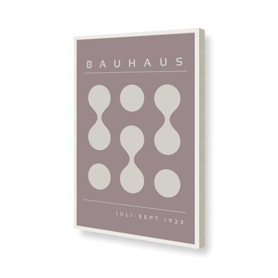 Warm Bauhaus Flow II, reproduction encadrée