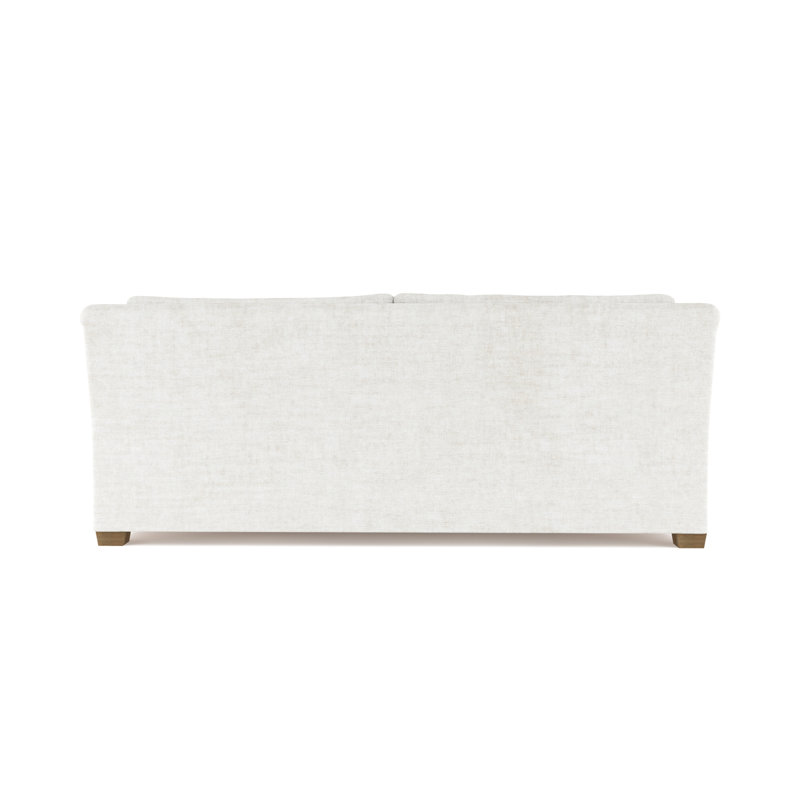 Sofa, Linen Blue Print, 32" H x 72" W x 41" D