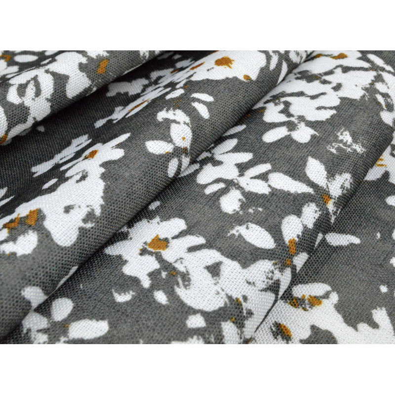 Rideau de café Ottillia, L 30 po x L 56 po, Gris acier