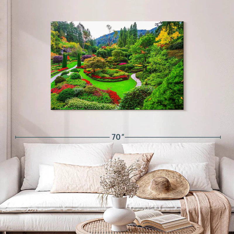 Parc Sirci Butchart Garden, H 30 po x l 45 po