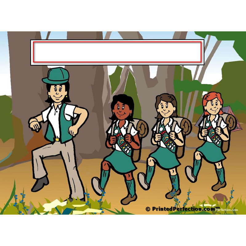 Porte-clés personnalisé en acrylique Girl Scout