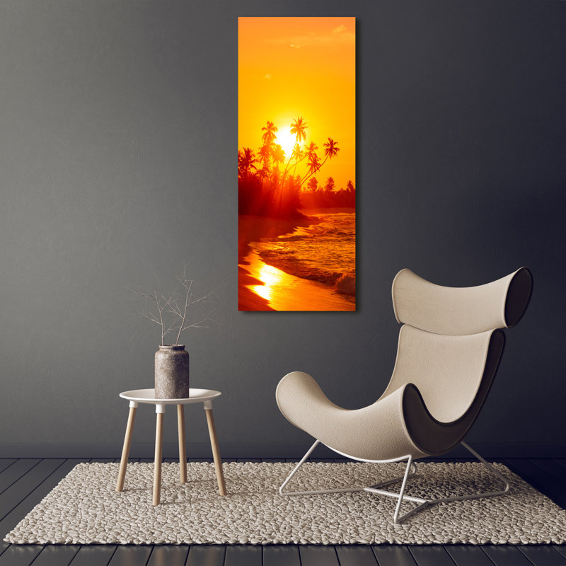 Tropical Beach - Wrapped Canvas Print