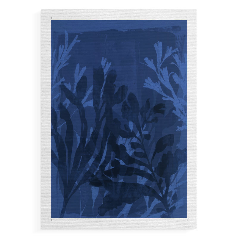 Sapphire Sea Bloom II - reproduction de toile seulement - non encadrée