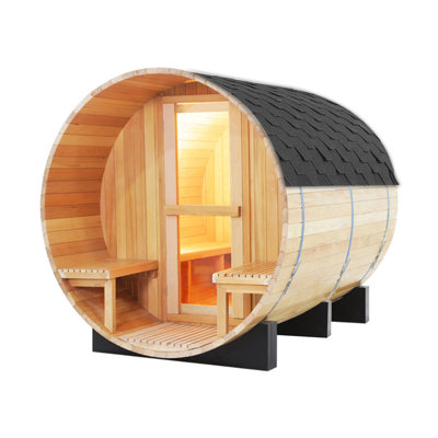 Anyi 6-Person Hemlock Traditional Steam sauna