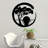 Stylish Decorative Metal Wall Accessory, Black, 21.3 x 20.9 inches | 100% Metal Construction, Thickness: 0.06 inches | Lightweight at 2.8 lbs | Perfect for Home Decor, Modern Aesthetic, and Unique Wall Art
