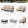 Arwand 7-Person Outdoor Conversation Set with Loveseat