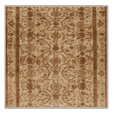 Machine Washable Persian Beige Area Rug