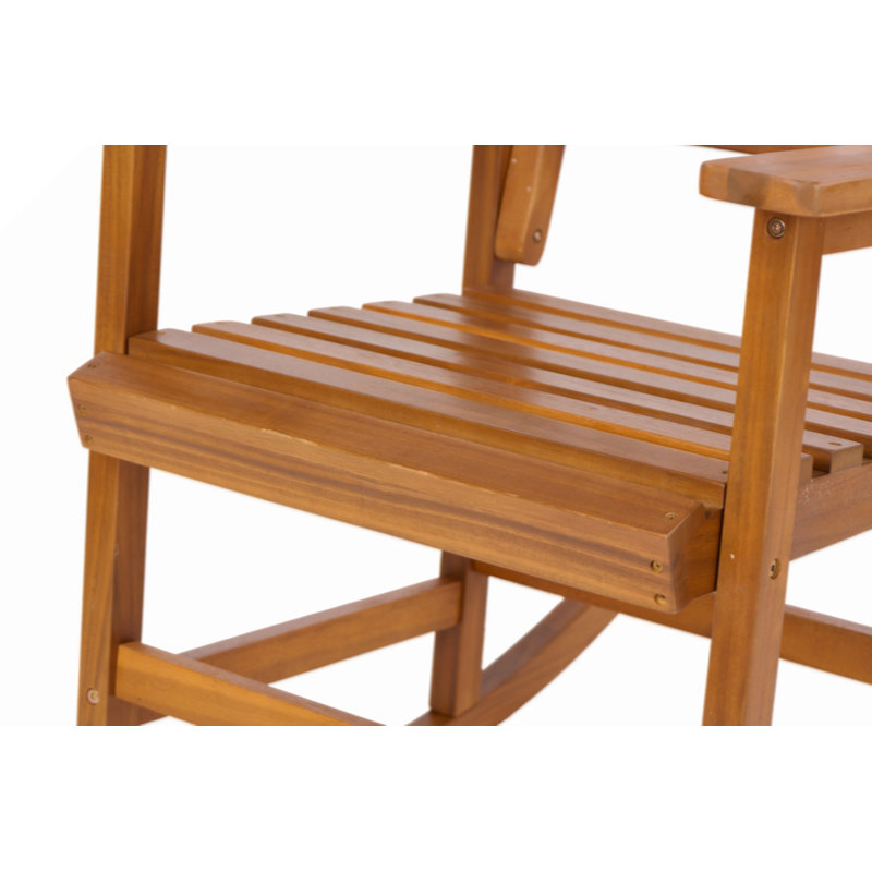 Chaise berçante moderne en bois Chaise berçante en bois Chaise berçante d'extérieur Chiar 