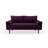 Maeesha 70" Velvet Square Arm Living Room Set-69649978