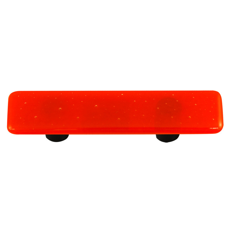 Poignée barre 3 po Solids, Aluminium, Rouge tomate