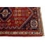 Tapis oriental tribal rouge noué à la main 3 pi 3 po x 4 pi 7 po