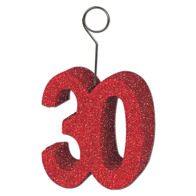 Glittered Photo/Balloon Holder, 30
