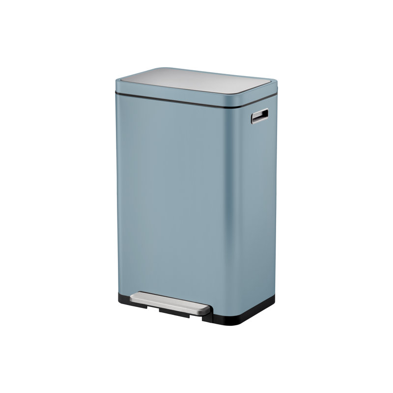 X Cube Kitchen Step-On Rubbish Bin, Matte Titanium Blue, 30, 161.79cm H x 91.94cm W x 75.43cm D 