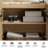 3 In 1 TV Stand For Tvs Up To 100 Inch, Modern Entertainment Center With Glass Doors And Metal Legs, TV Console With Adjustable Shelf For Living Room, Bedroom-230905651
