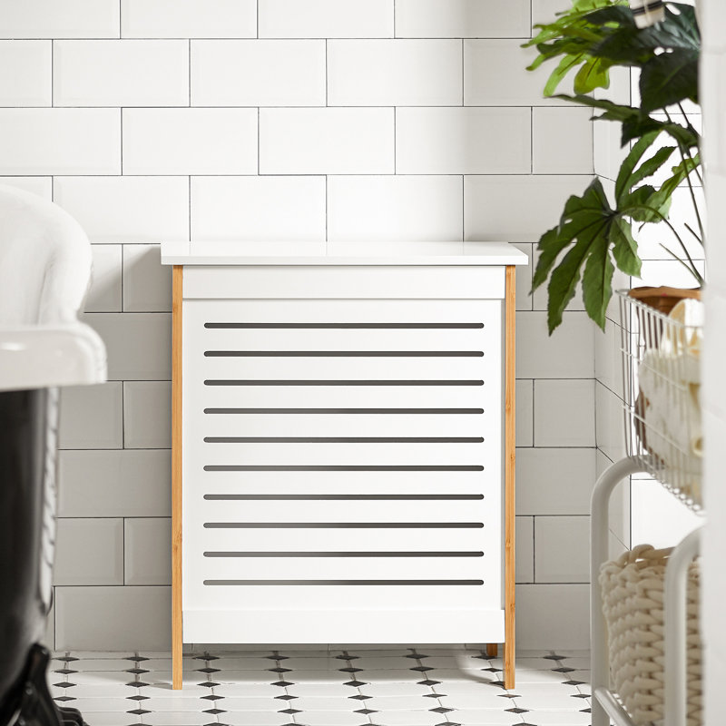 Wood Cabinet Laundry Hamper