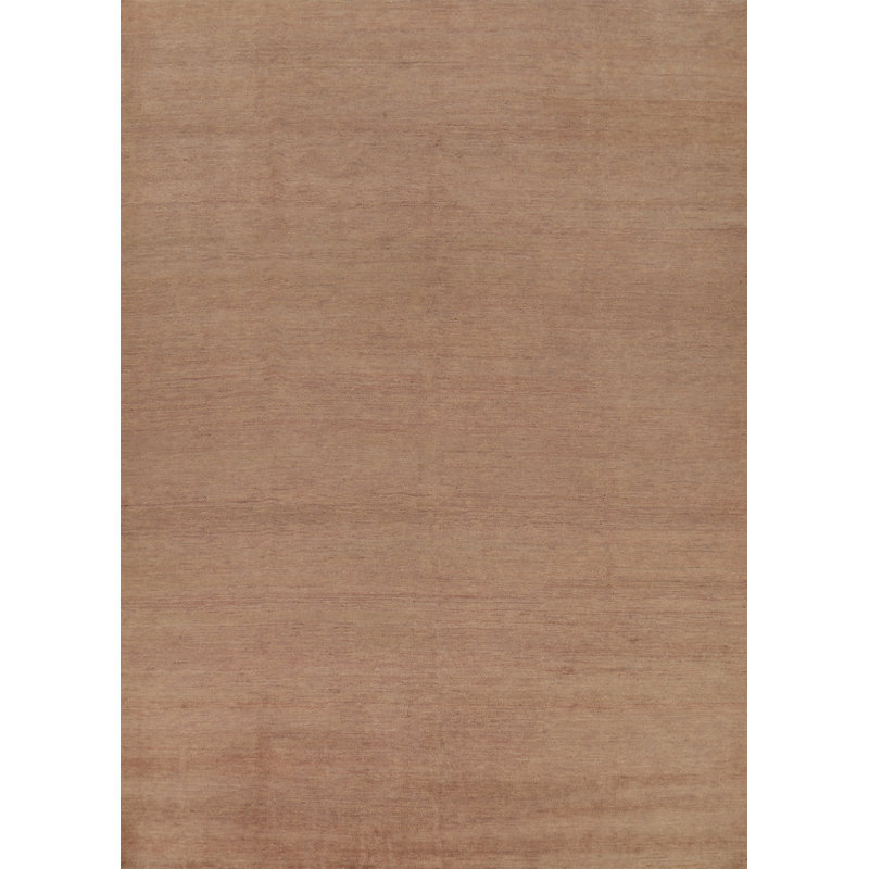 Tapis brun clair moderne Gabbeh 9 x 12