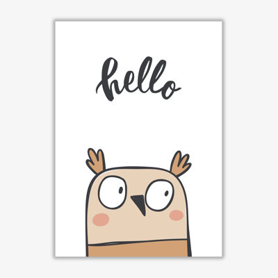 Hello Owl - Painting