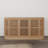 Contour 59" Curved Sideboard/TV Stand with Slat Doors-1089394511