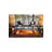 Orange Red Rectangular Woven Base Washable Carpet-147789801
