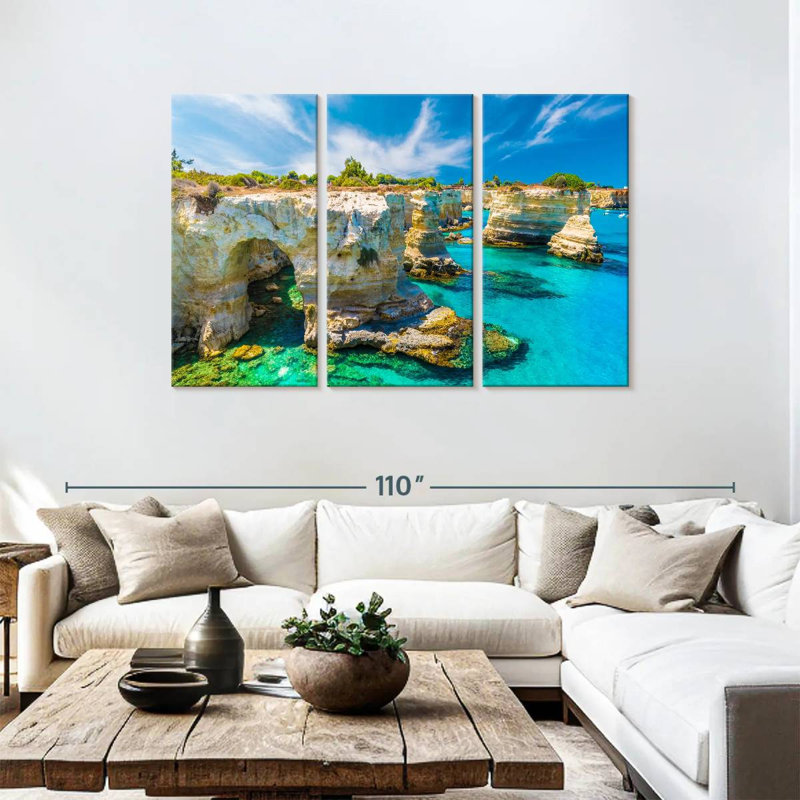 Sebbie Torre Sant'Andrea Cliffs, 48" H x 74" W
