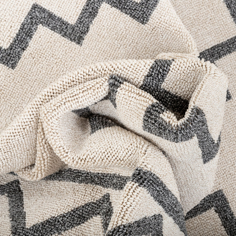 Loop-De-Loop Moroccan Synthetic Area Rug, Rectangle 120 x 180cm
