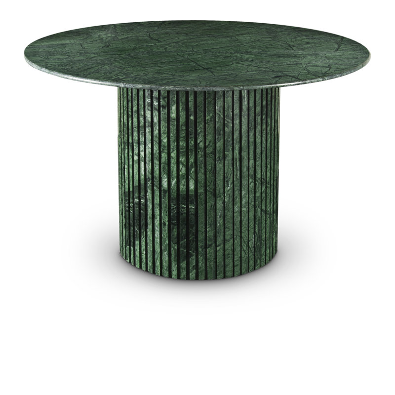 Genoa Jamary Dining Table, Green Marble