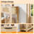 43" Farmhouse Wooden Entryway Console Table – 2-Drawer, 2-Tier Storage for Living Room, Foyer-342766634