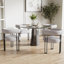 Chaises de salle à manger rembourrées Mahjabi-964387336