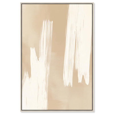 Gestural Grains II Canvas Boho Geometric Art by Art Remedy