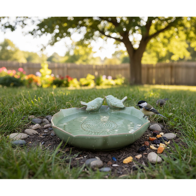 Ceramic Birdbath
