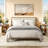 Yeva 19.7" Mid Century Modern Nightstand, Round Bedside Table With Open Shelf-229015156-229722784-218511751