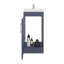Meuble-lavabo, 1 porte, 1 tablette - Salle de bain (SANS ROBINET INCLUS)