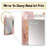 Pink Rosegold Stripes Complexity V - Transitional Shapes Decorative Wall Mirror, Modern Large Mirror, Printed Metal Art-102903265