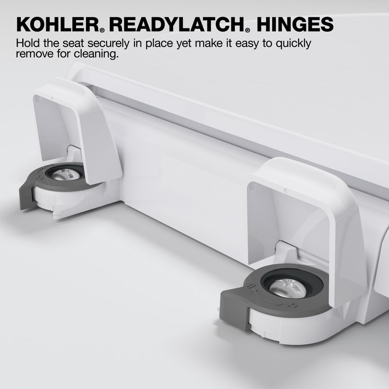 Transitions® Elongated Toilet Seat, White, Ready Latch