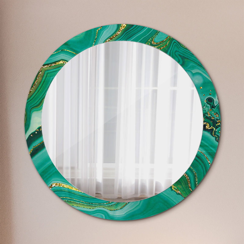 Huldar Glass Flat Wall Mirror, 80cm H x 80cm W