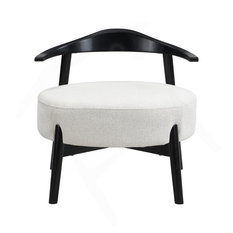 Chaise d'appoint rembourrée, chaises de salon modernes, fauteuil de lecture pour chambre à coucher au soleil, beige, supporte 300 lb