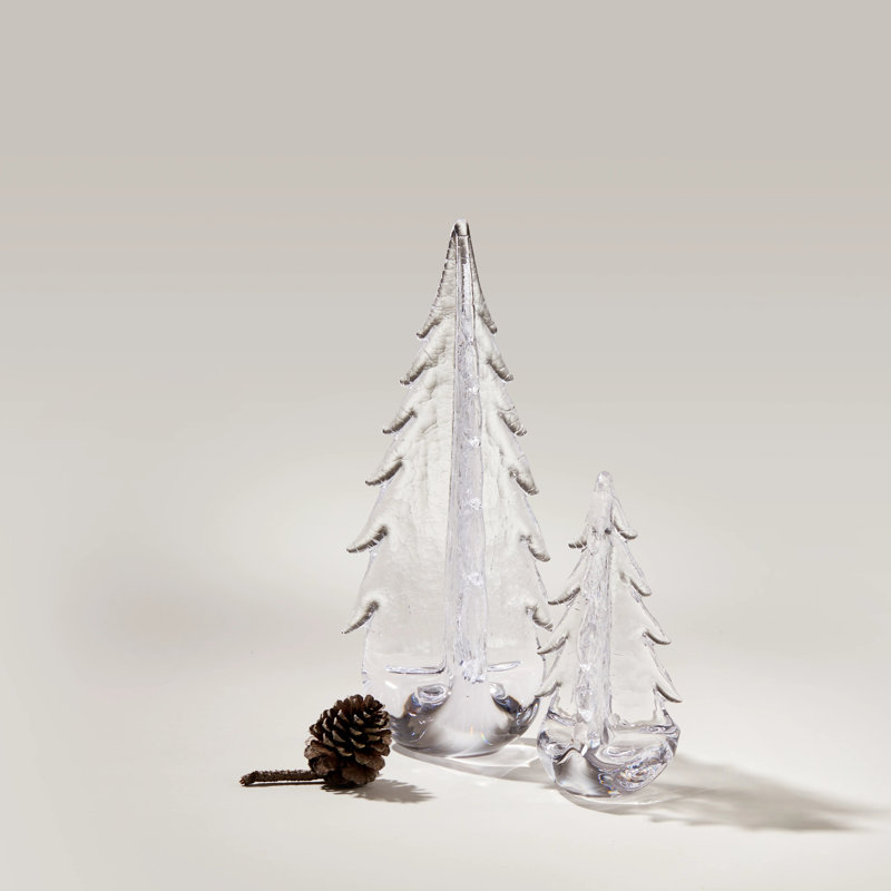 Crackle Evergreen, 14" H x 5.5" W x 5.5" D