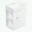 Meuble-lavabo de salle de bain avec lavabo, rangement latéral et tablette réglable-2115750527