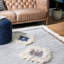 Tapis bleu en laine noué à la main Southwestern-1112418268