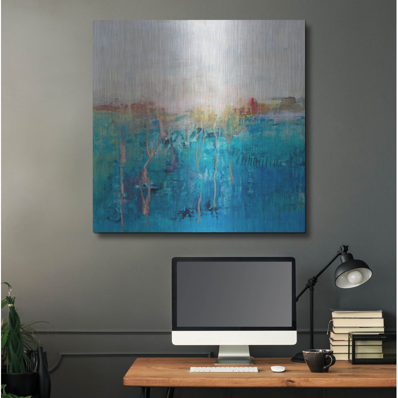 «Blue Horizon» par Jennifer Gardner, H 36 po x l 36 po