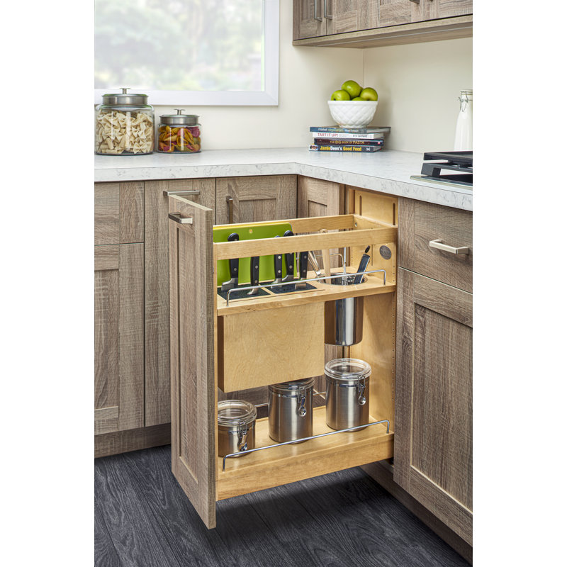 Organisateur de porte-couteaux en bois Rev-A-Shelf, L 10,25 po