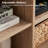 Linets Natural Rattan TV Stand,TV Console Table With Adjustable Shelves For TVs Up 75"-1719503496
