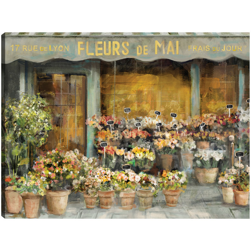 Fleurs de Mai par Studio Arts, reproduction d'art sur toile, Toile tendue, H 18 po x l 24 po