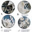 Whitehaven - art floral rond en métal-109693539