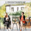 3 Piece Grey Rattan Bistro Set with 2 Chairs and Round Coffee Table, Garden Balcony Furniture with 4 Cushions and Steel Frame