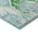 Machine Washable Indoor/Outdoor Xhevrie Teal Rug