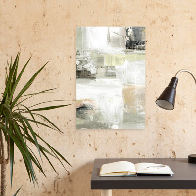 Art contemporain contemporain, paysage urbain minimaliste abstrait