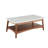 Table basse Barther avec rangement, table centrale, table basse