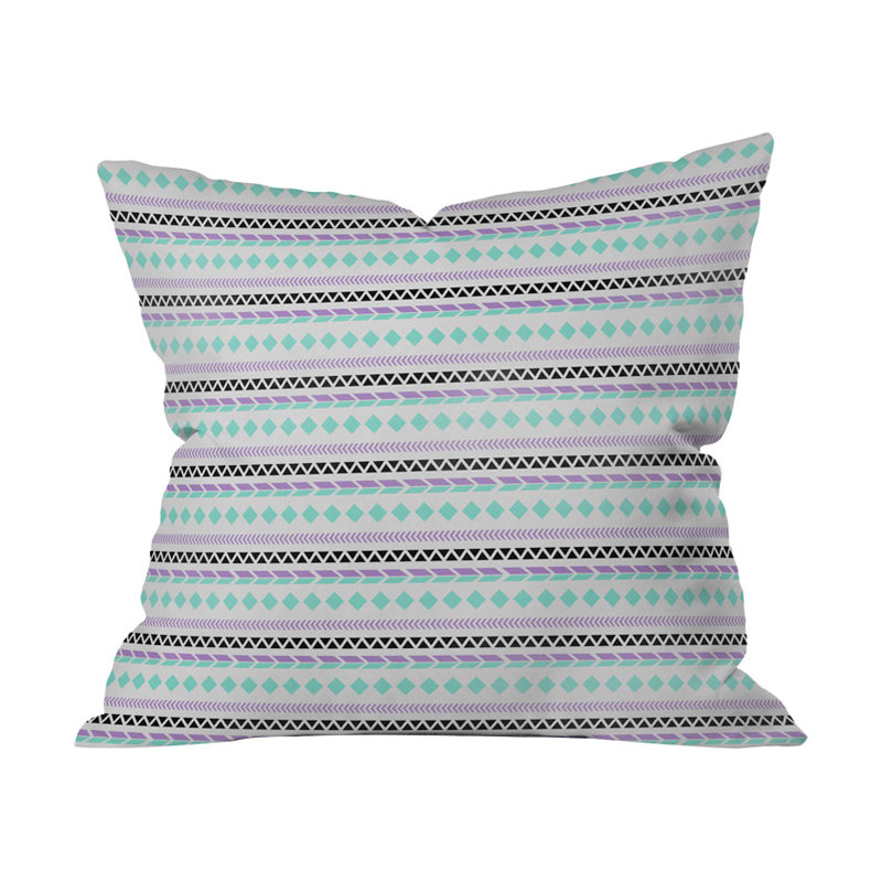 Coussin extérieur à motif extérieur américain native, 20 po x 20 po