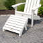 Chaise Adirondack en plastique avec repose-pieds Hinz-119034086